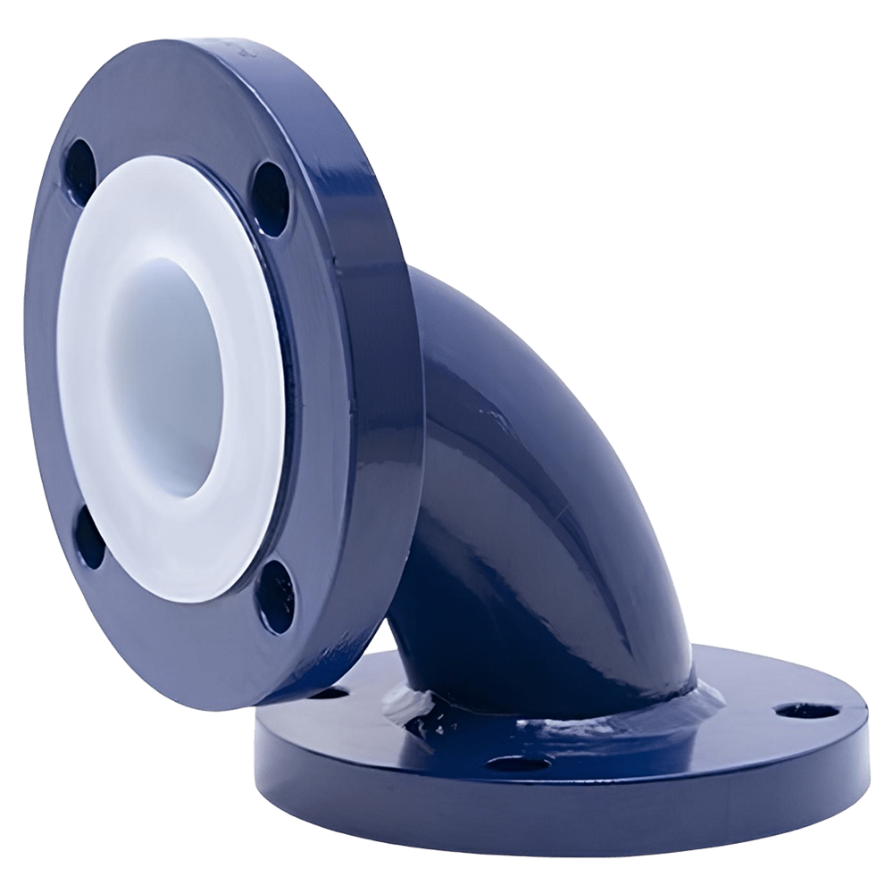 PTFE Lined 90 Degree Elbow