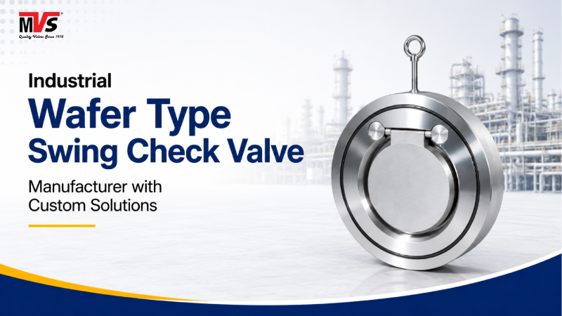 Industrial Wafer Type Swing Check Valve Manufacturer with Custom Solutions