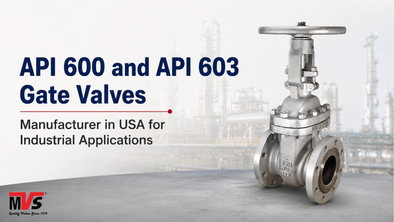 API 600 and API 603 Gate Valves Manufacturer in USA for Industrial Applications