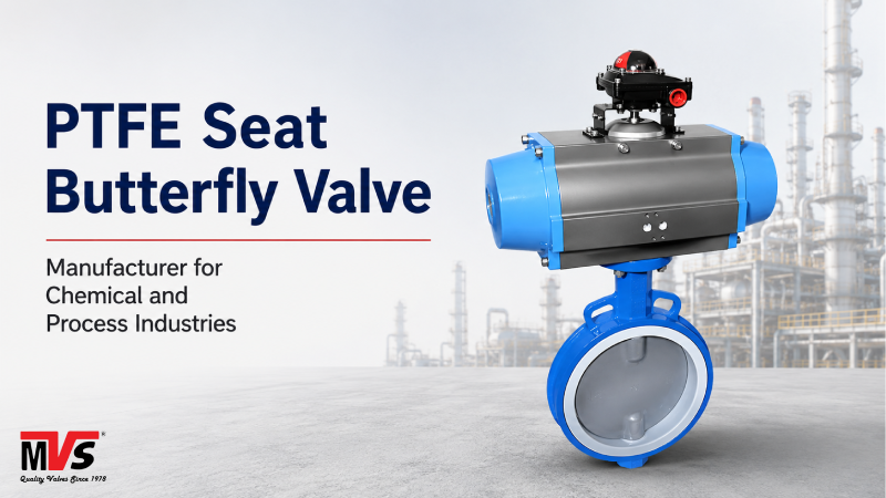 PTFE Seat Butterfly Valve Manufacturer for Chemical and Process Industries