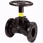 weir type diaphragm valve