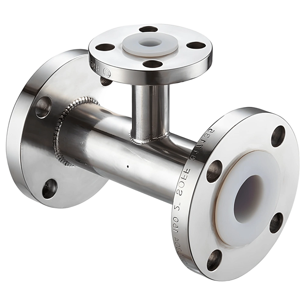 PTFE Lined Reducing Tee - Image 2