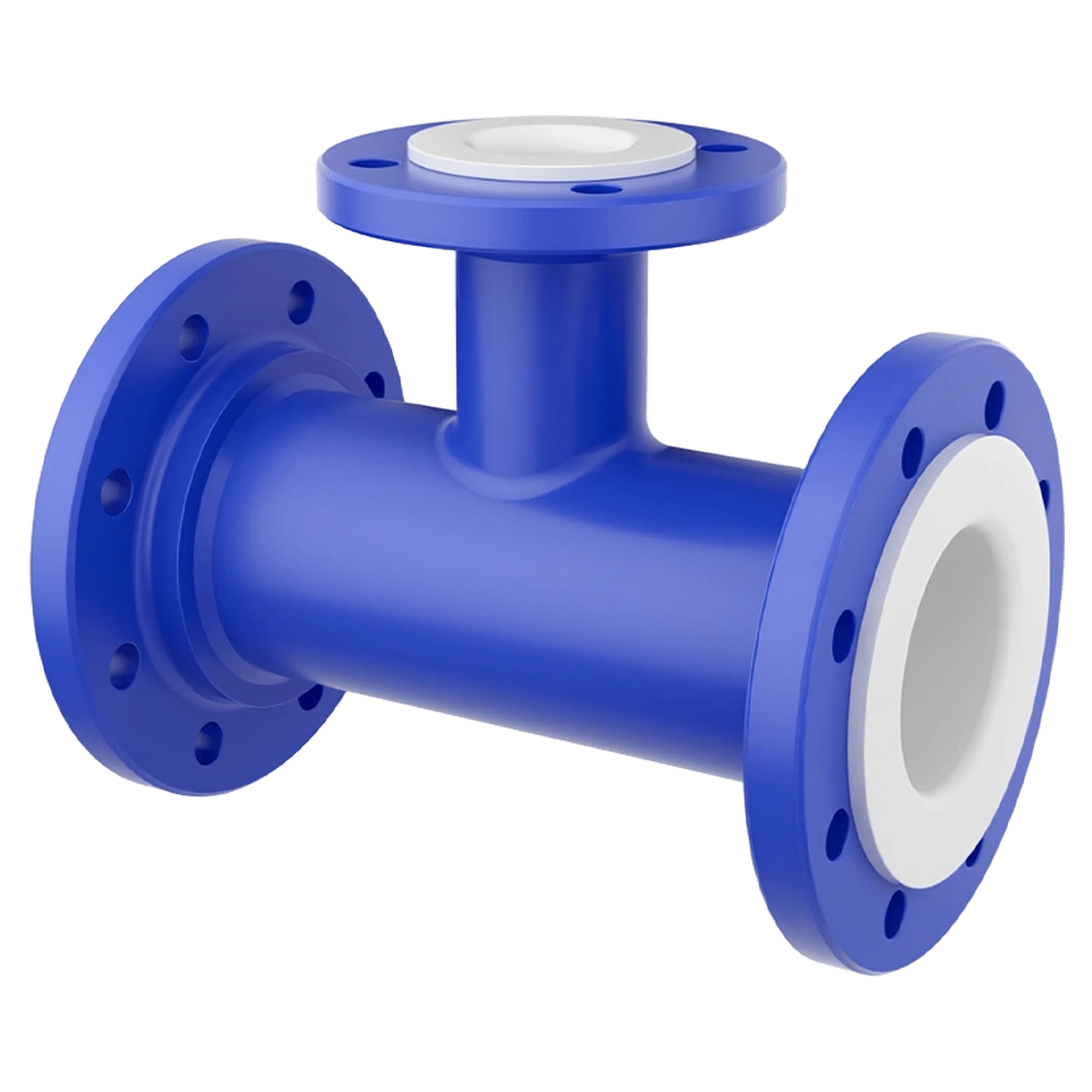 PTFE Lined Reducing Tee