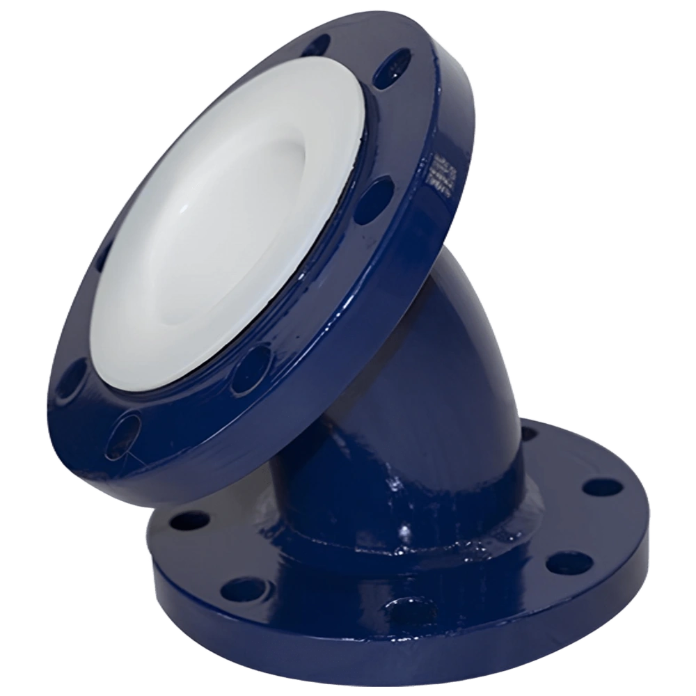 PTFE Lined 45 Degree Elbow