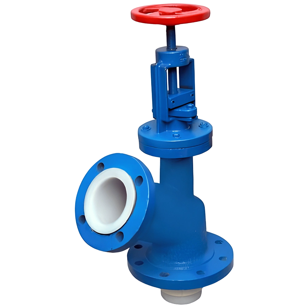PTFE Lined Flush Bottom Tank Valve